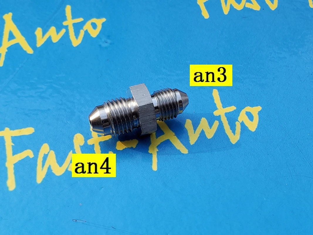 Переходник из нержавеющей стали с наружной резьбой an3 3an 1/4 &quot-24unf на 3/8&quot-20UNF an4 an 4