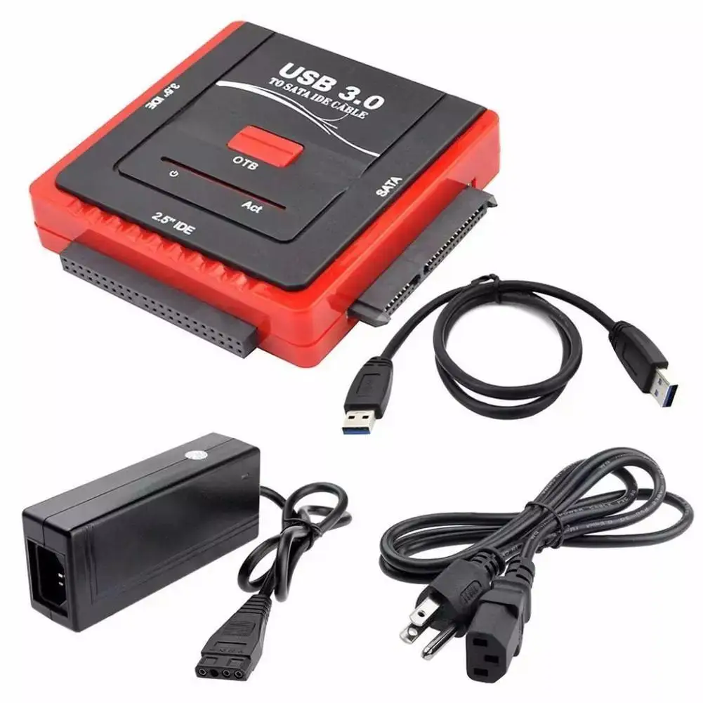 1 компл. Адаптер для жесткого диска Usb 3 0 к Sata/ide адаптер универсального 2 5/3 5 Hdd/ssd
