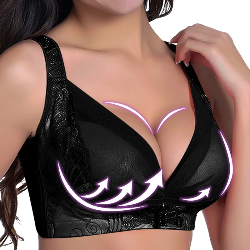 2020 Hot Lace Sport Bras Full Cup Thin Bra Women Push Up Wireless Adjustable Women's Underwear Breast Cover Large Size | Спорт и