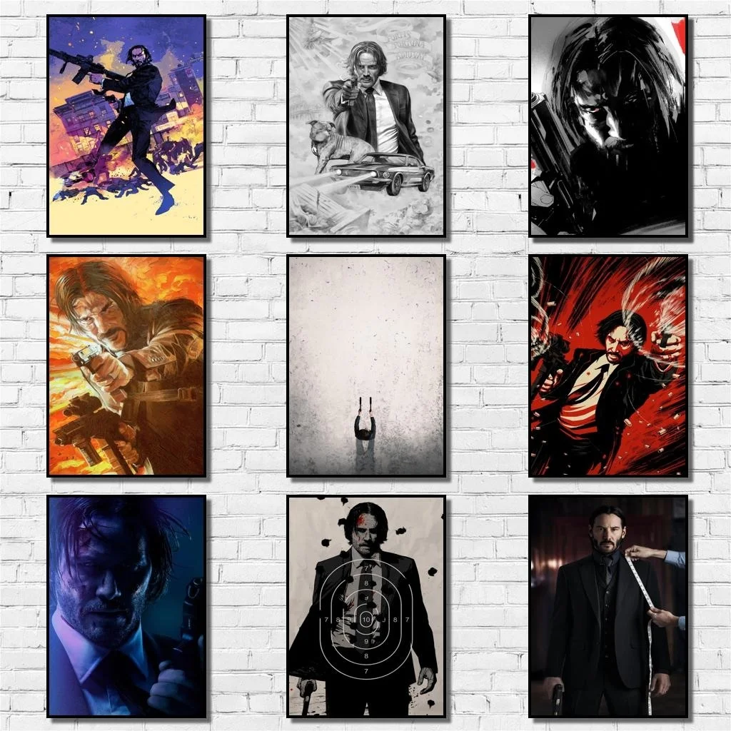 Lot Style Choose John Wick Chapter 2 Art Print Silk Poster Home Wall Decor | Painting &amp Calligraphy