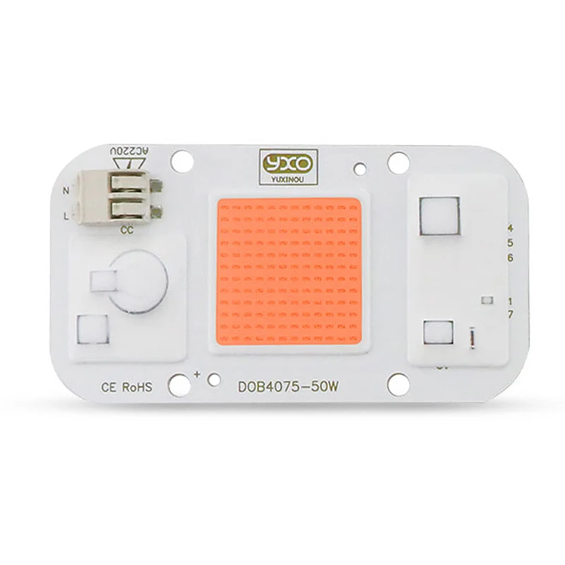 LED Grow COB Chip Phyto Lamp Full Spectrum AC220V 20W 30W 50W For Indoor Plant Seedling and Flower Growth Fito lamp on. -> LED Выращивания COB Фитолампа Полный Спектр AC220V 20W 30W 50W Для Внутреннего Роста Растений Рассады и Цветов Фито лампа on.