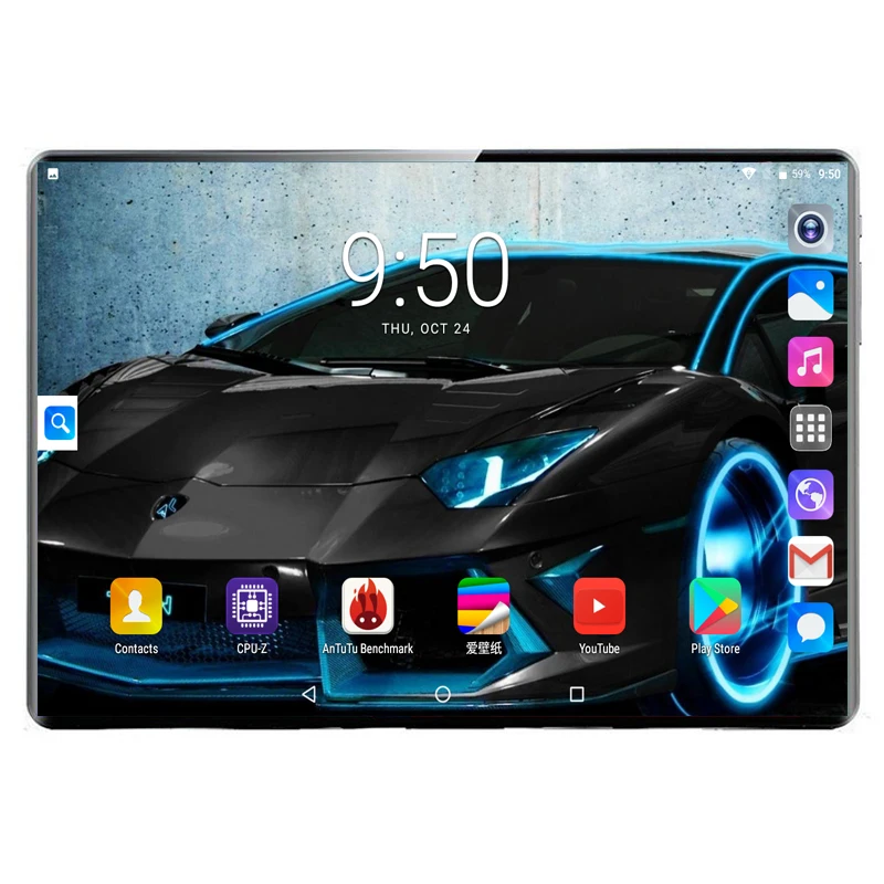 Новинка 2020 10-дюймовый планшет MTK6797 10 ядер 8 ГБ ОЗУ 128 Гб ПЗУ 1920x1200 ips две sim-карты