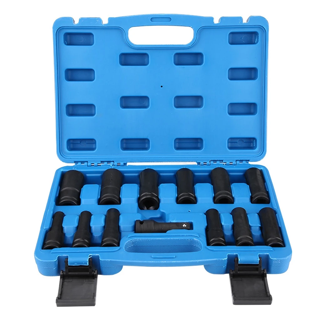 13Pcs 8-24mm 1/2in Drive Allen Hex Key Bit Socket Extension Rod Lengthened Set | Инструменты