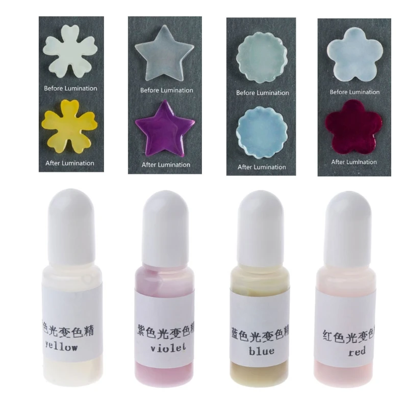 Фотохромная жидкая эпоксидная смола пигмент меняющий цвет муравьиный для