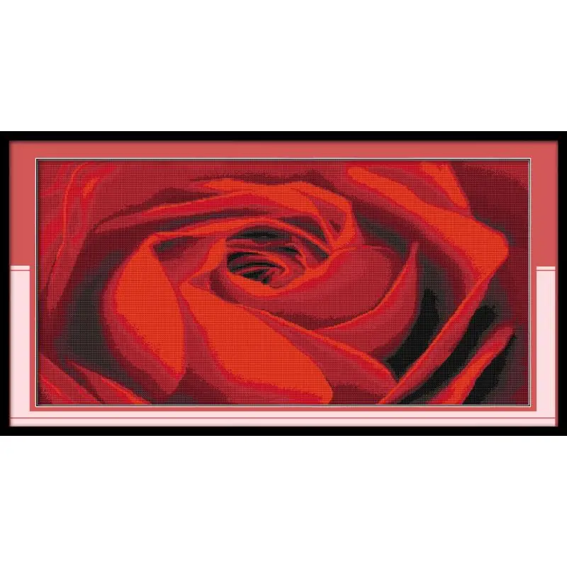 JOY SUNDAY - Разноцветные розы для вышивки крестом на холсте в технике китайской вышивки 11&amp;14CT.