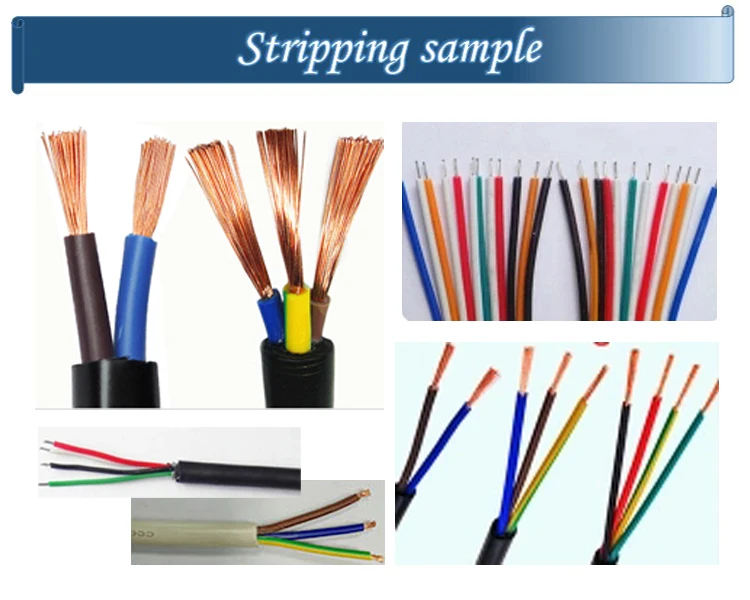 3F пневматический электрический кабель машина зачистки провода пластиковая