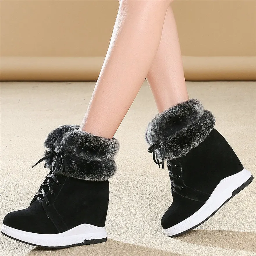 Туфли-лодочки женские из натуральной кожи на меху со шнуровкой