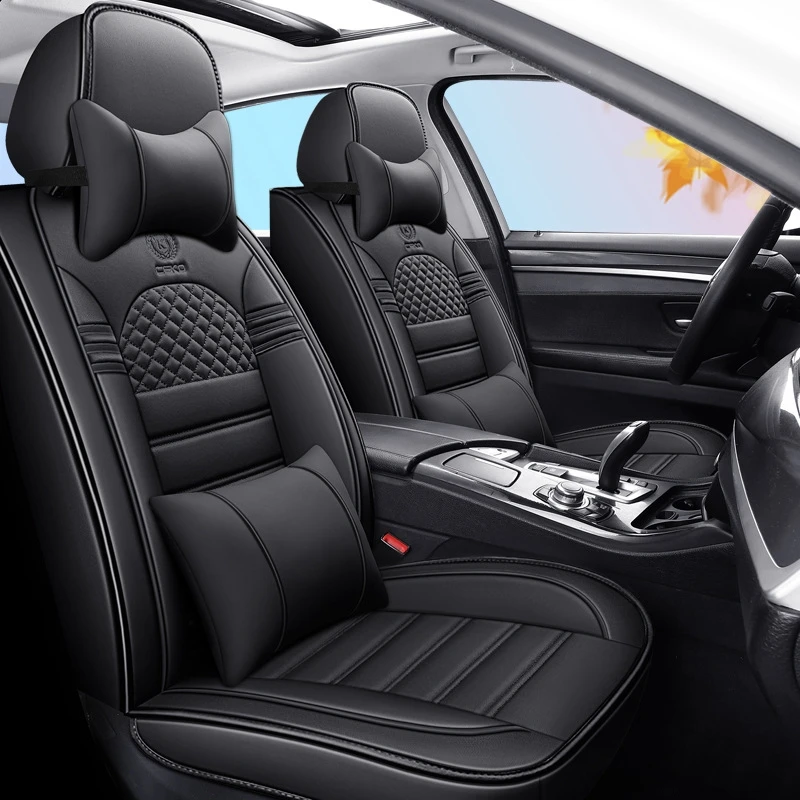 Полный комплект чехлов на сиденья автомобиля для Nissan Qashqai J11 J10 X-Trail T32 Juke Navara D22 Leaf