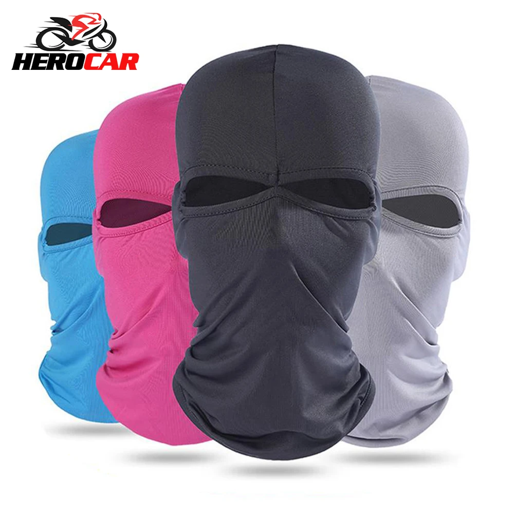 Мотоциклетная маска для лица летняя дышащая Балаклава унисекс мотоциклетная
