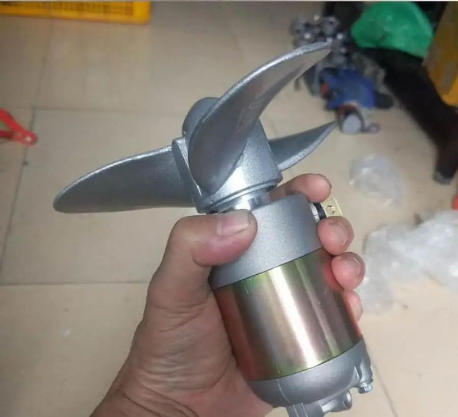 12V DIY внешний электродвигатель propeller подвесной пропеллер резиновый лодочный