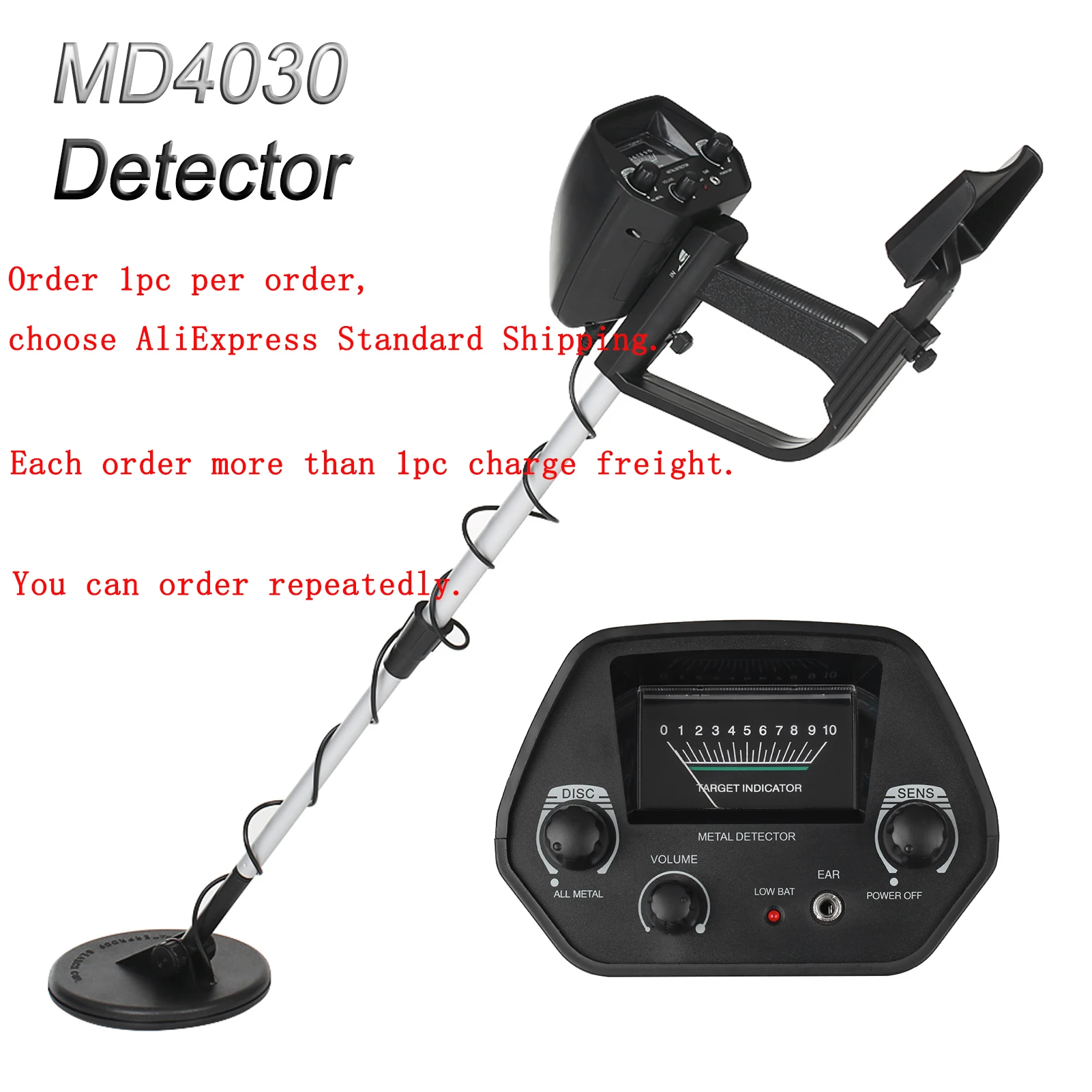 Подземный металлоискатель KKmoon MD 4030 Поиск Золота | Инструменты