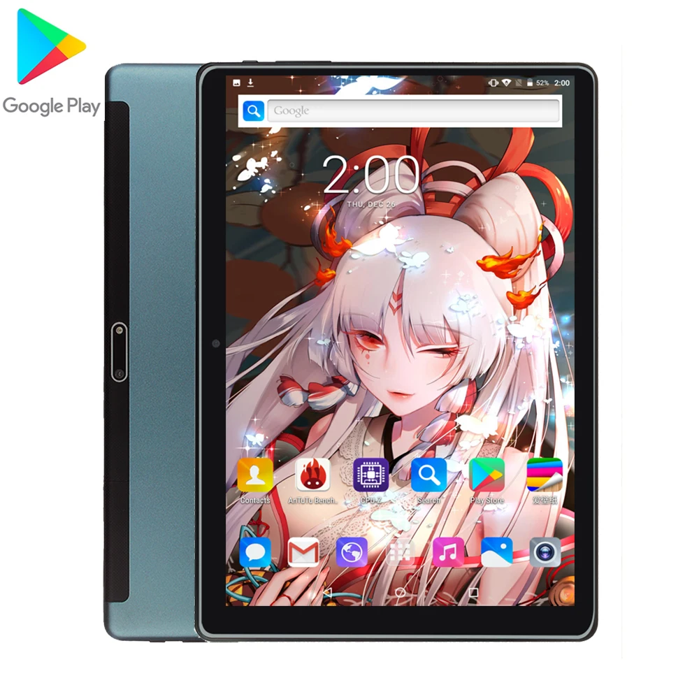2020 Super 2.5D Tempered Glass IPS 10 Inch Tablet PC 1.5GB RAM 32GB ROM Quad Core 1280x800 ips Android 7.0 Tablets Google Tab | Компьютеры
