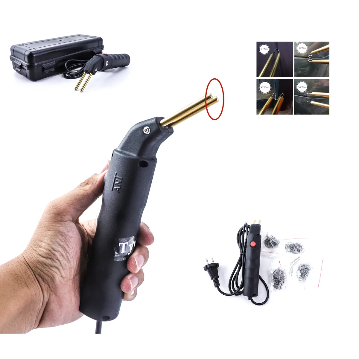 Горячее предложение станок для ремонта бампера автомобиля комплект пластика