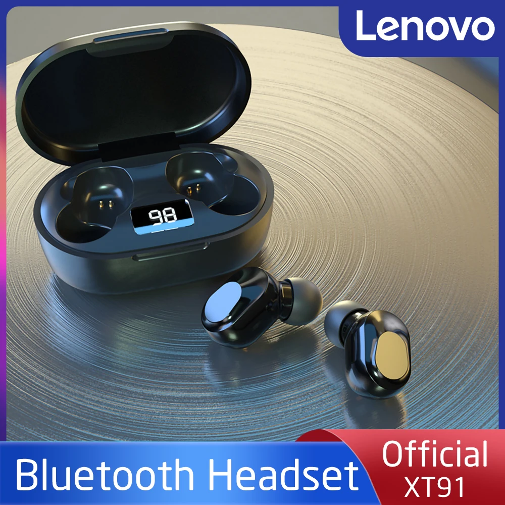 Оригинальные беспроводные наушники Lenovo XT91 Bluetooth-наушники-вкладыши