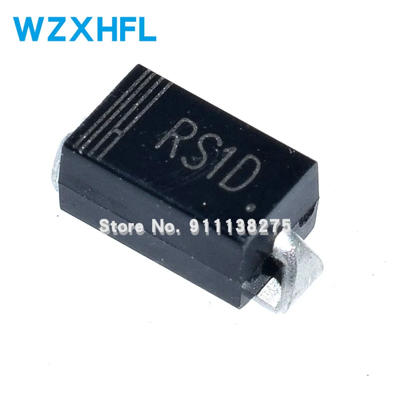 50 шт. SMD восстановительный выпрямляющий диод RS1K RS1J RS1B RS1M RS1G RS2M RS1D RS1A 1A 50В 100В 200В 400В 600В 800В 1000В SMA DO-214AC