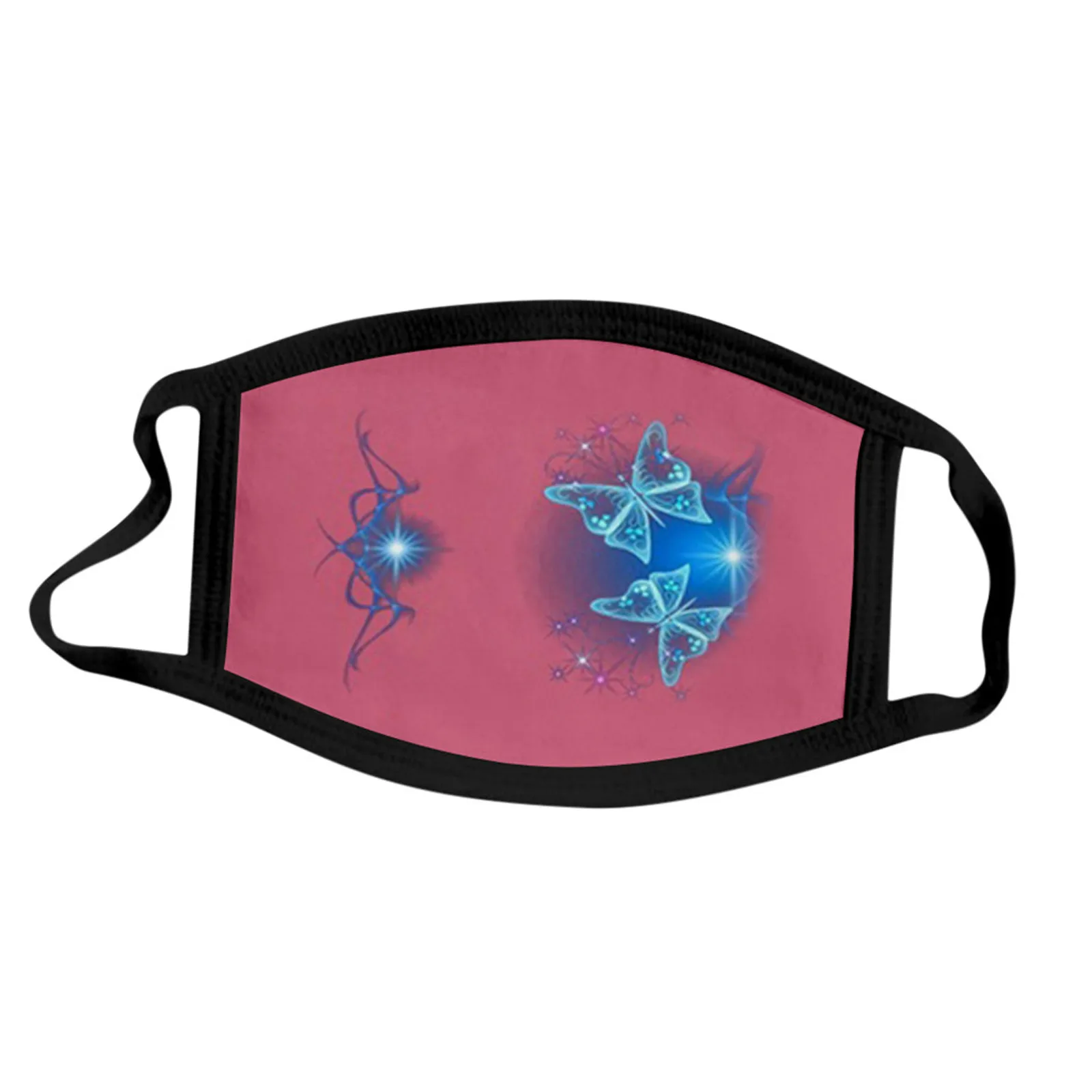 3d маска для лица детей однотонные маски с принтом пылезащитные и противотуманные