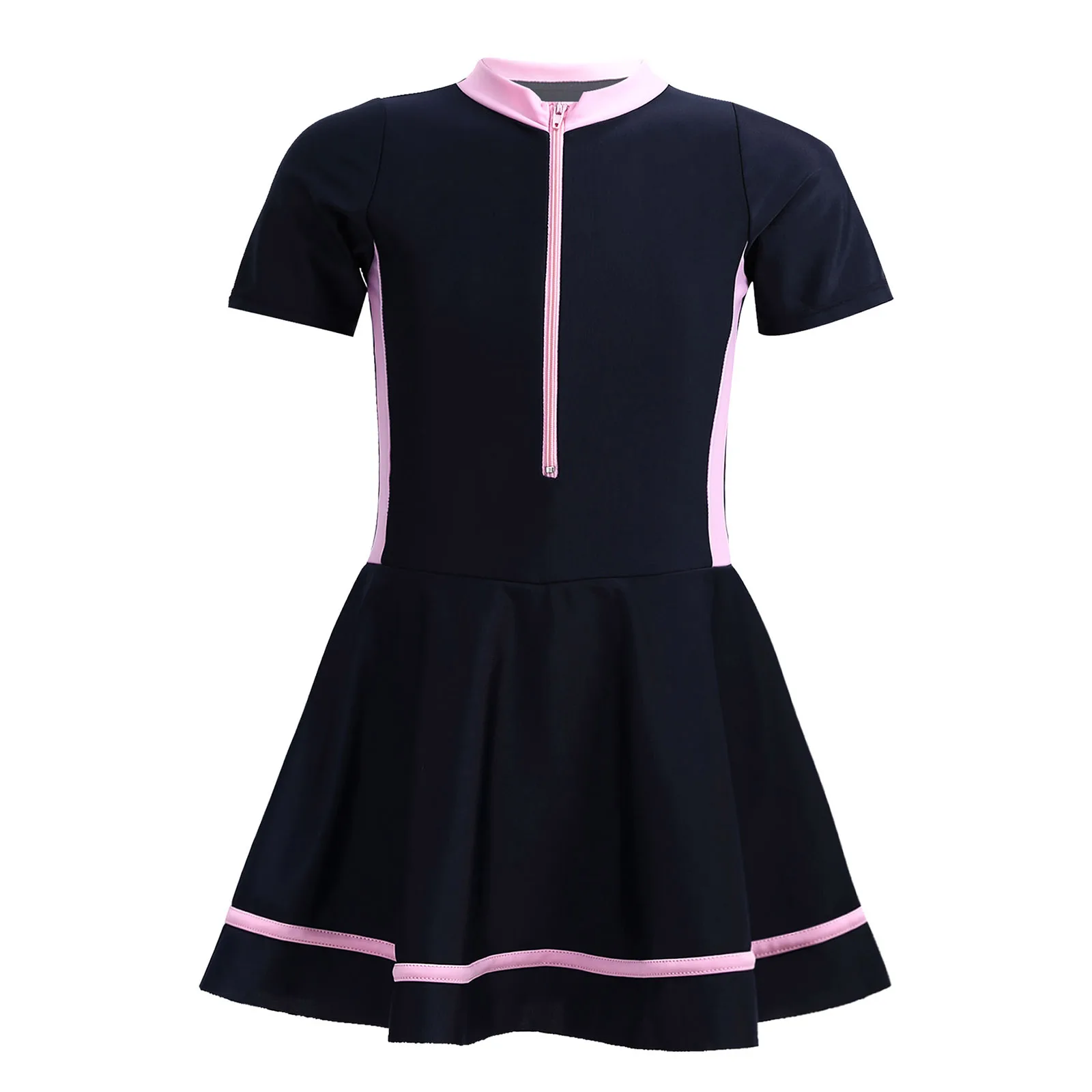 Летнее платье для плавания одежда детский пляжный слитный купальник девочек на