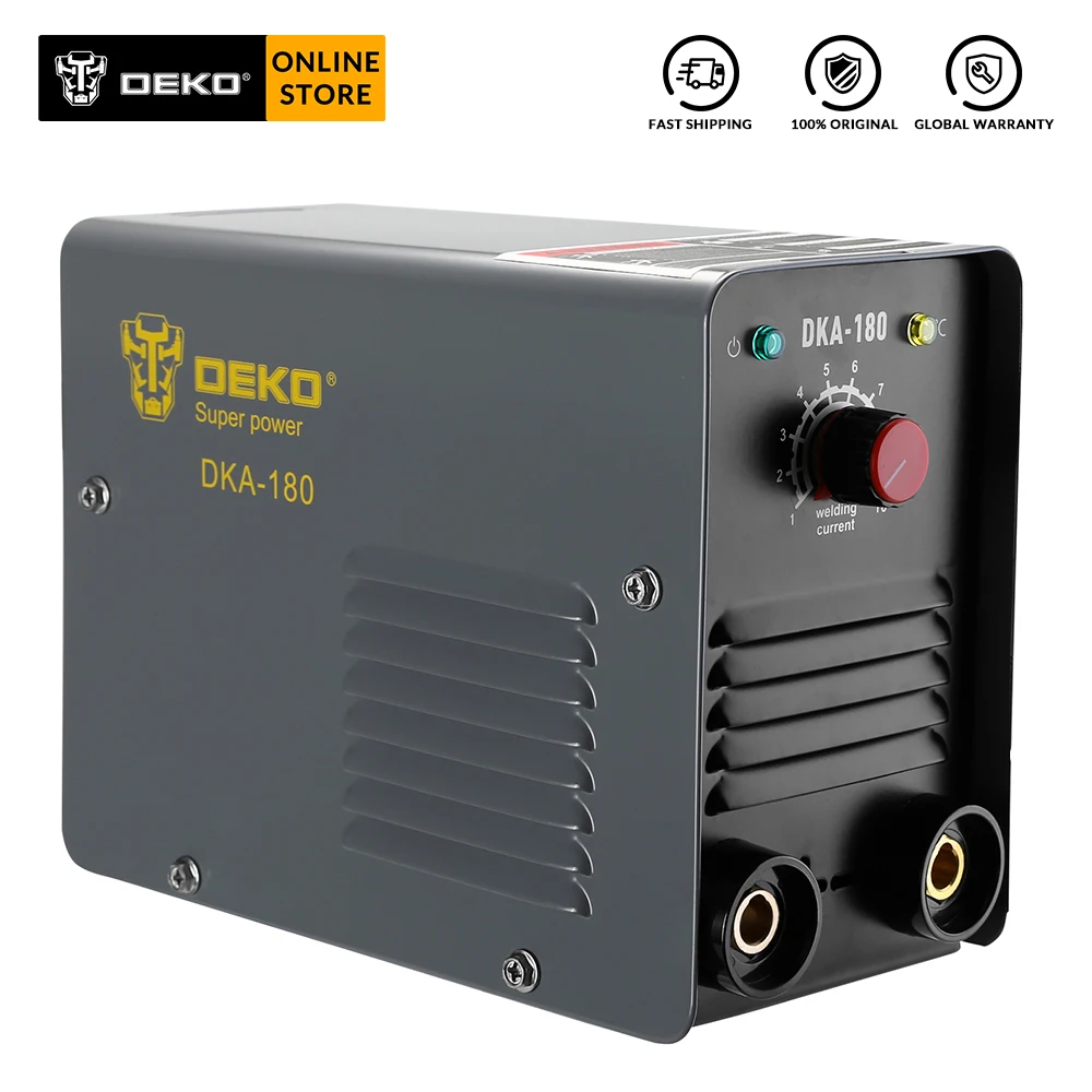 DEKO DKA-180Y 180A 6.8KVA IP21S Inverter Arc Electric Welding Machine MMA Welder for Working and | Инструменты