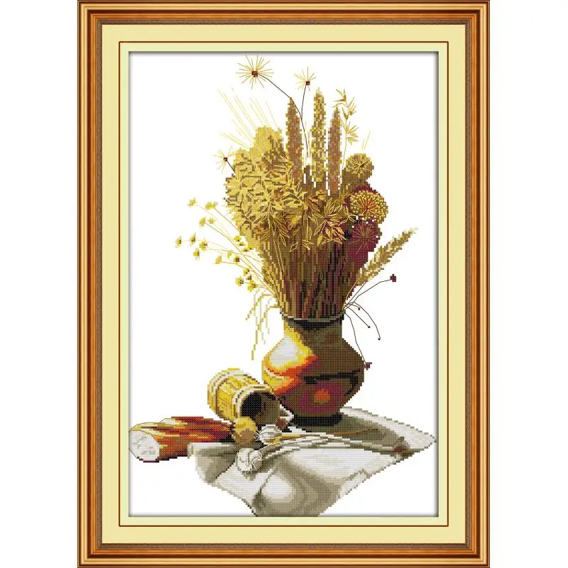 Joy Sunday/осенний сезонный Набор для вышивки крестиком 11 и 14 CTChinese набор рукоделия