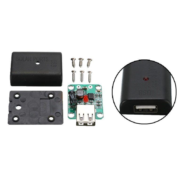 Контроллер напряжения для солнечной панели 5 В 2 A USB-разъем съемная крышка на