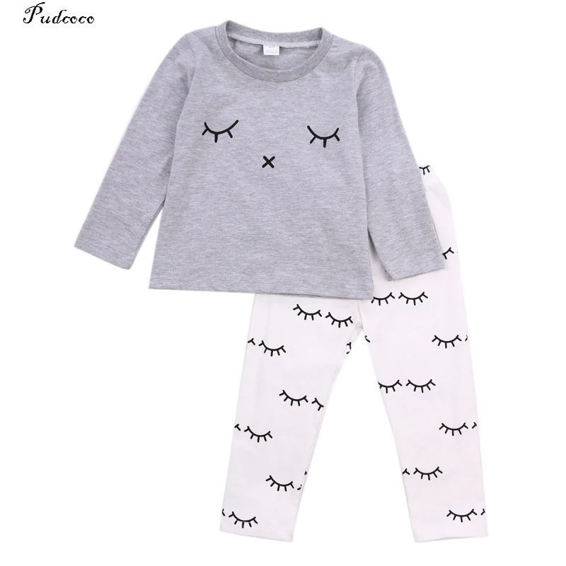 Новый стиль на осень 2017 года для новорожденных мальчиков и девочек с принтом глаз