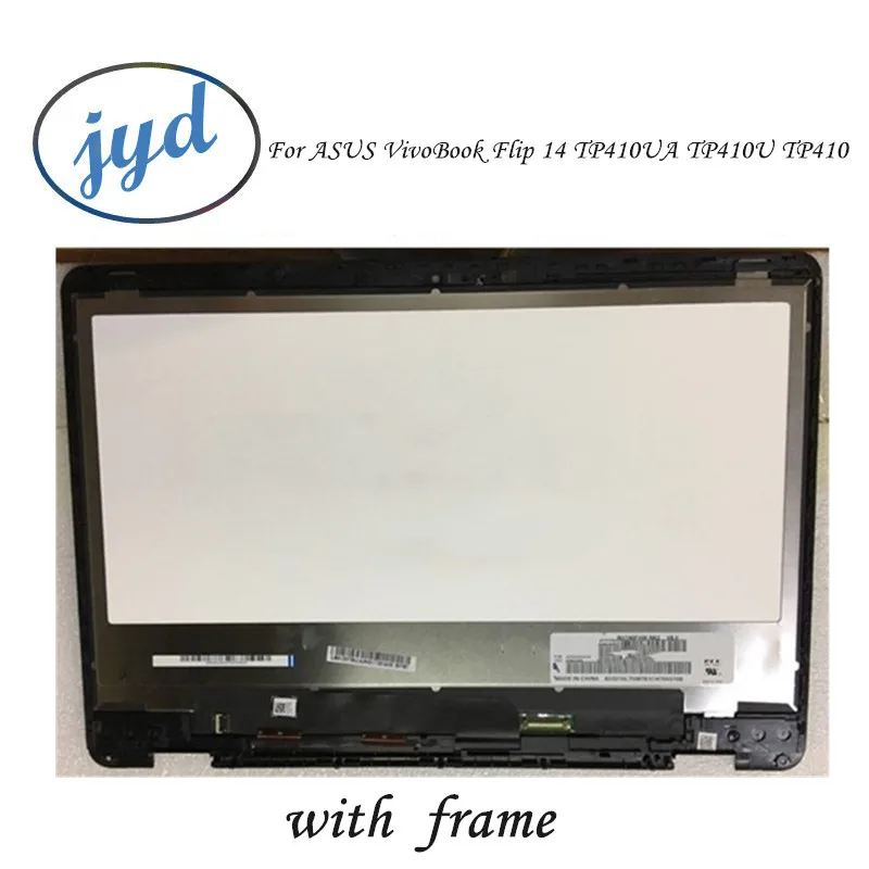 Бесплатная доставка 14 ''для ASUS VivoBook Flip TP410UA TP410U TP410 ЖК-дисплей сенсорный экран