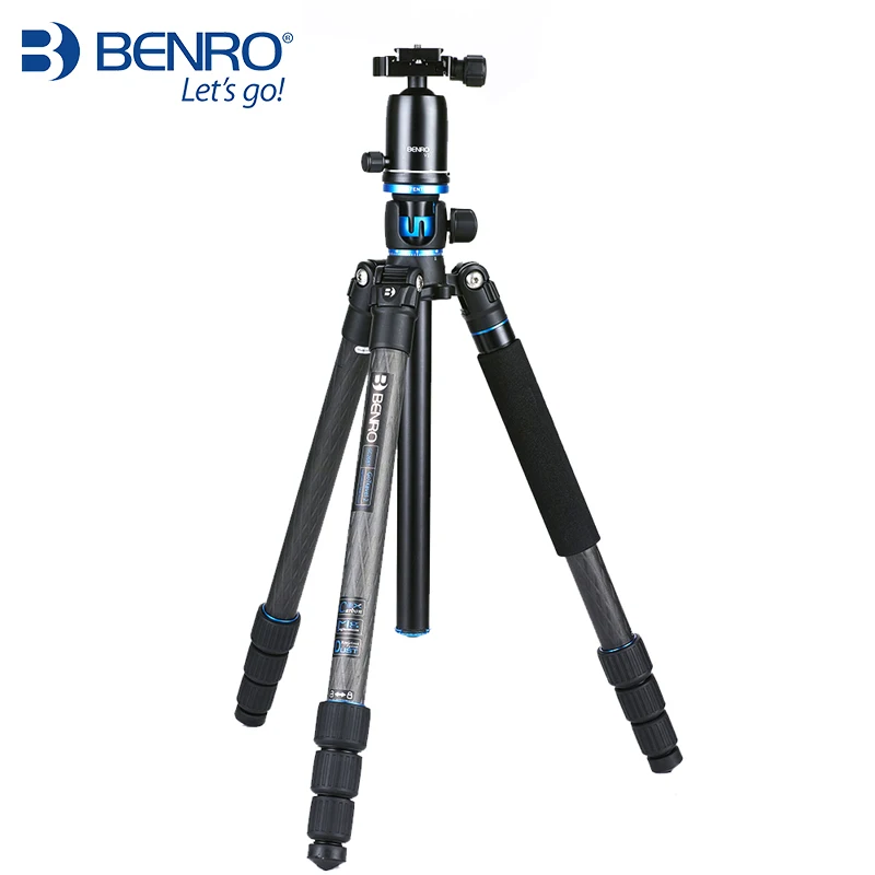 BENRO вес 1 93 кг портативный дорожный Профессиональный штатив для фотокамеры DSLR