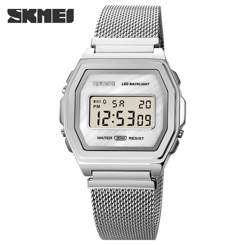 Мужские Цифровые Часы светодиодный дисплей водонепроницаемые мужские наручные