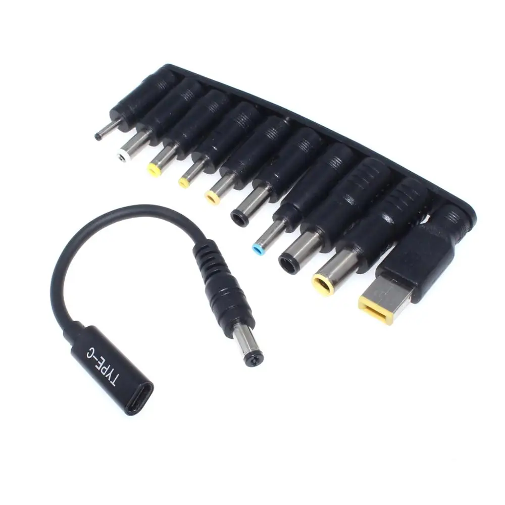 65W Type C Laptop Power Adapter Connector Plug USB to Universal Charger Jack Charging Cable Cord for Notebooks |