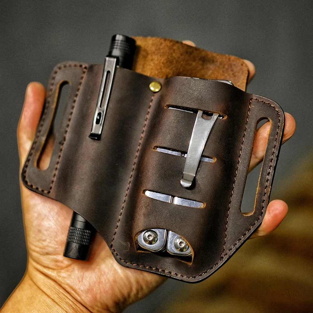 Кожаная оболочка для Leatherman многофункциональная EDC карманный органайзер с