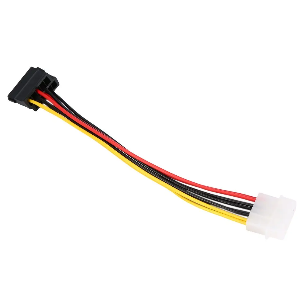 4Pin IDE Molex к 15Pin Serial ATA SATA кабель адаптера питания Y сплиттер жесткий диск Кабель