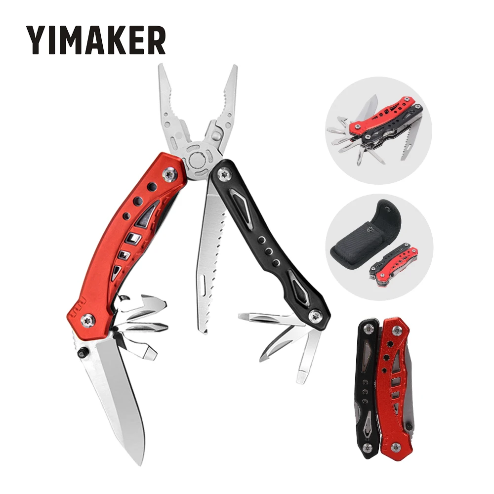 YIMAKER Многофункциональный складной нож и плоскогубцы портативные