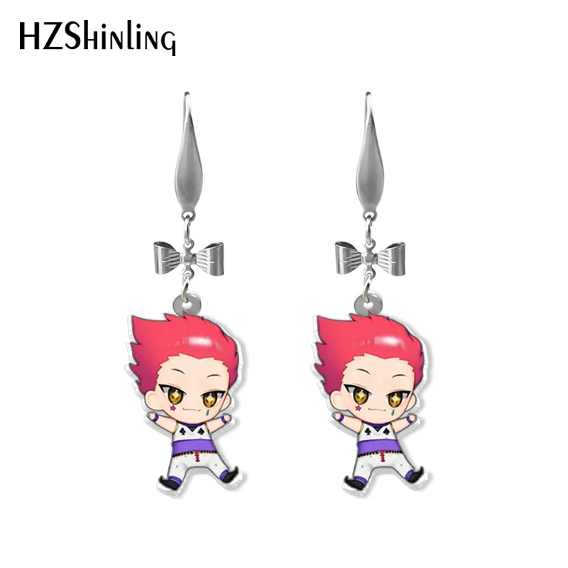Новые висячие серьги HunterxHunter Anime GON · FREECSS kilua Zoldyck Kurapika Leorio Paladinight акриловая смола