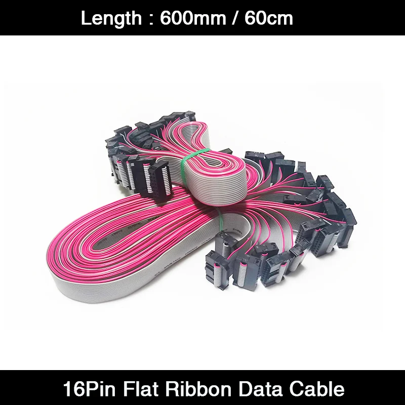 10 шт./лот 600 мм/60 см 16-контактный светодиодный дисплей из чистой меди плоская лента