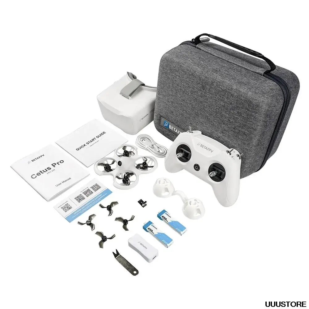 Радиоуправляемый квадрокоптер BetaFPV Cetus Pro 1S Whoop RTF FPV Kit с бесщеточным Мотором