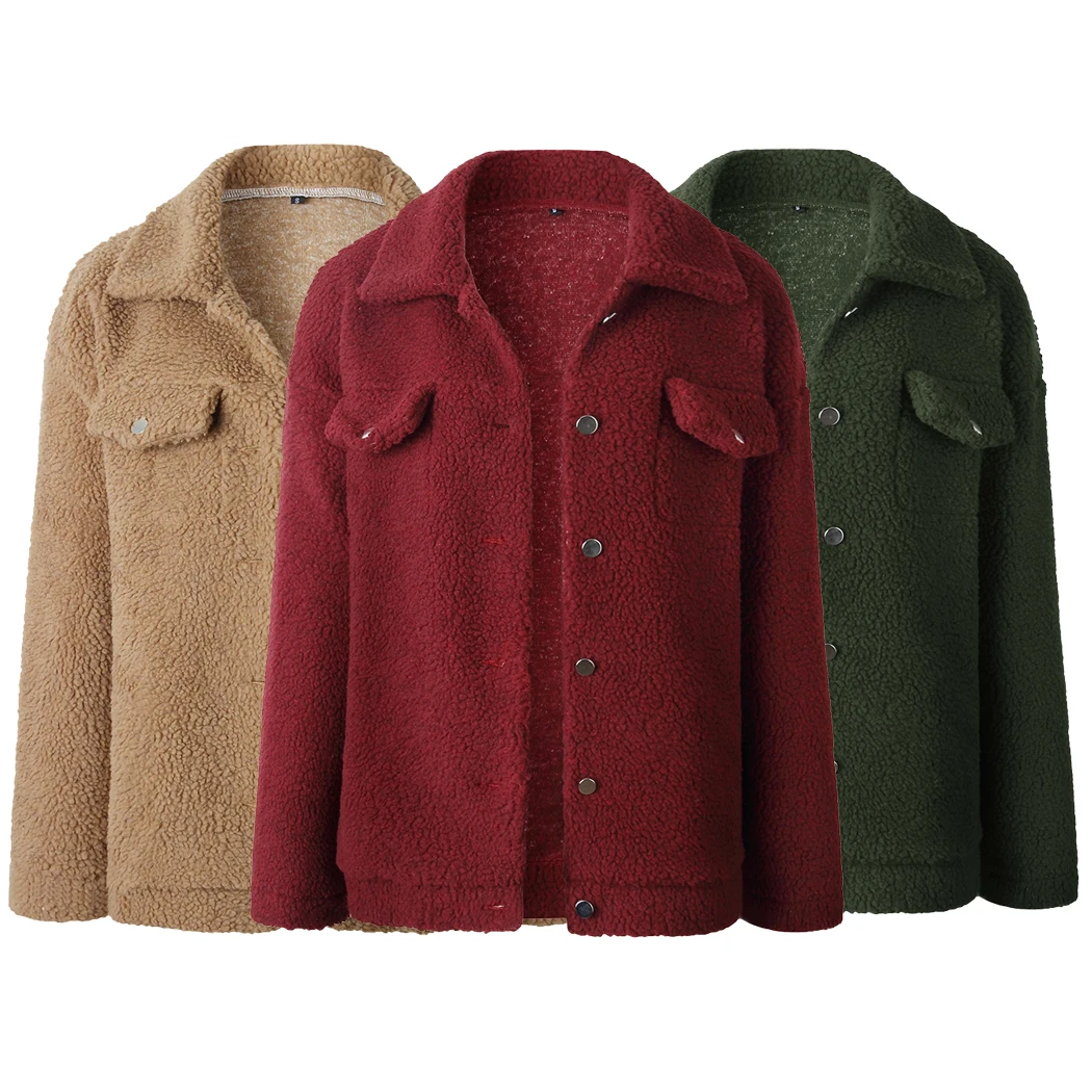 Женская Шуба из искусственного меха пушистая теплая куртка на осень и зиму