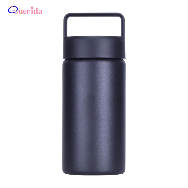 Quality Stainless Steel Thermos Bottle 400ml Travel Coffee Mug Portable Vacuum Flask Insulated Tumbler Wide Mouth Thermo | Дом и сад