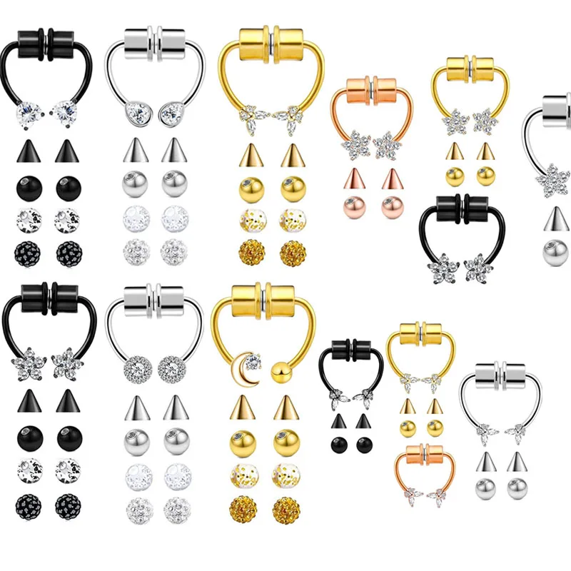 Искусственное кольцо для носа носовой перегородки Кольца из нержавеющей стали