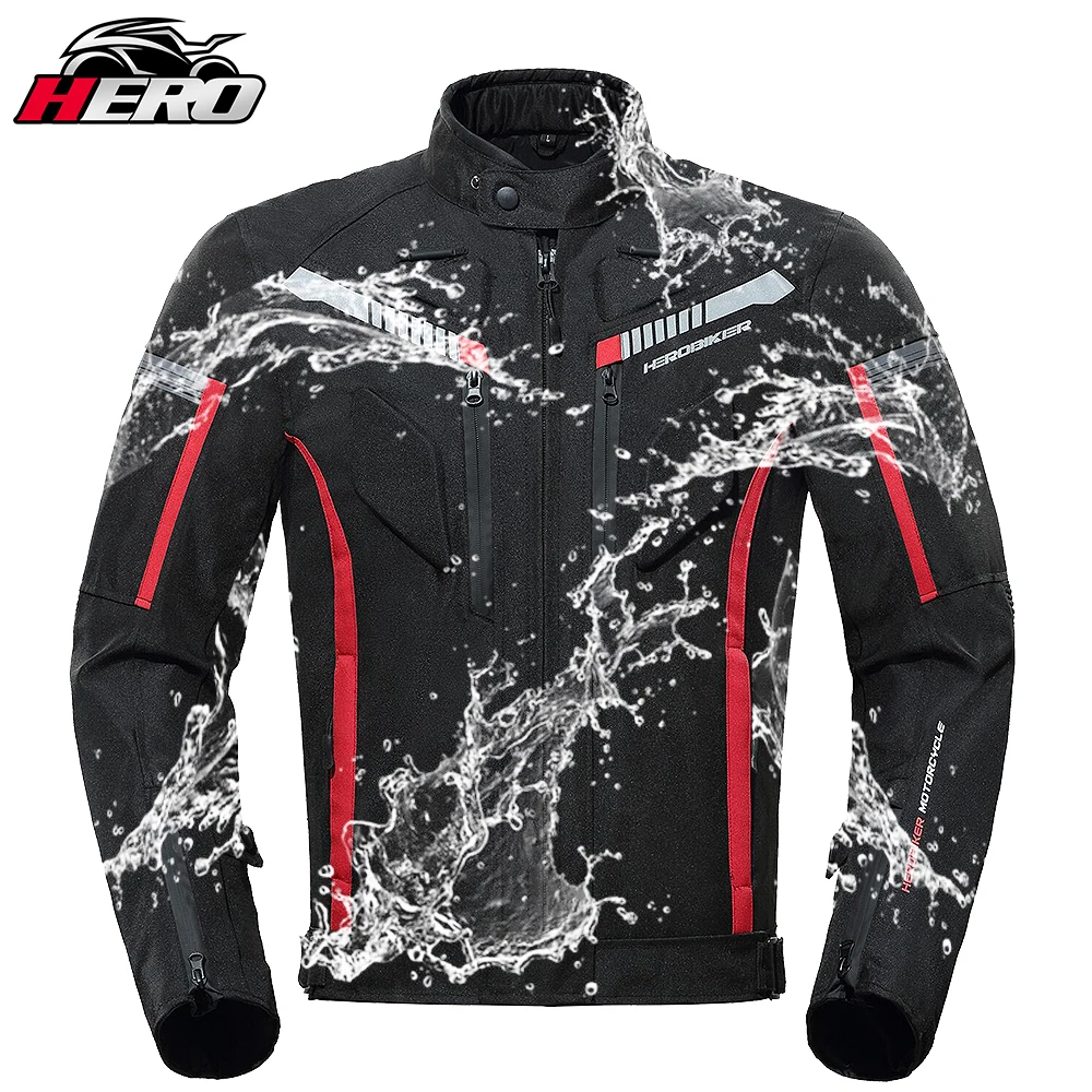 Мотоциклетная куртка водонепроницаемая зимняя одежда для защиты от холода