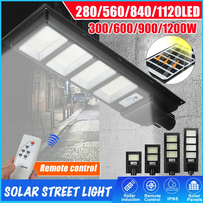 Светодиодный уличный светильник настенная лампа на солнечной батарее с питанием