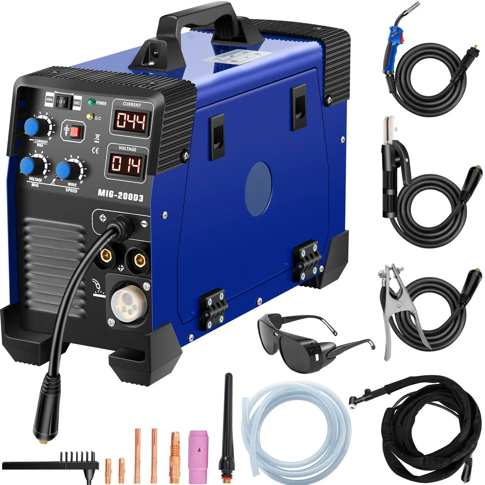 Mig / Mag Wig (tig) Mma Inverter Welder 3 In 1 Gas Welding Machine IGBT TIG MIG Flux Cored Wire | Инструменты