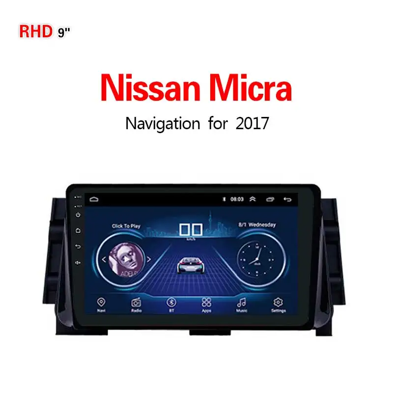 Lionet gps навигация для автомобиля Nissan Micra 2017 9 дюймов RN1027X| |