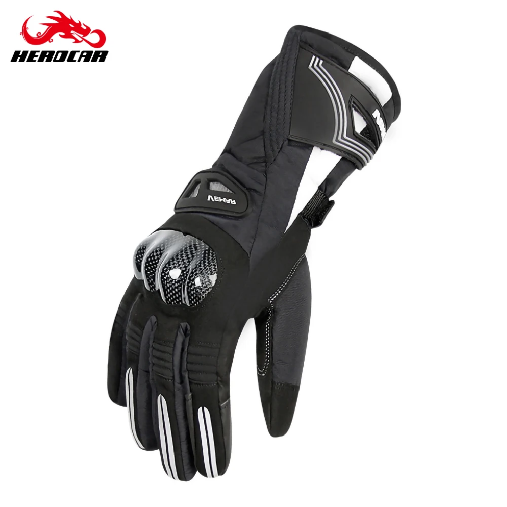 Зимние Мотоциклетные Перчатки VEMAR флисовые ветрозащитные мотоциклетные