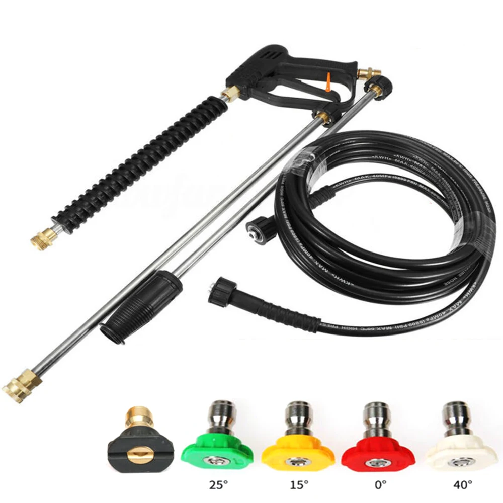 3000PSI высокое давление стиральная спрей удлинитель палочка Насадка + 10 м шланг для