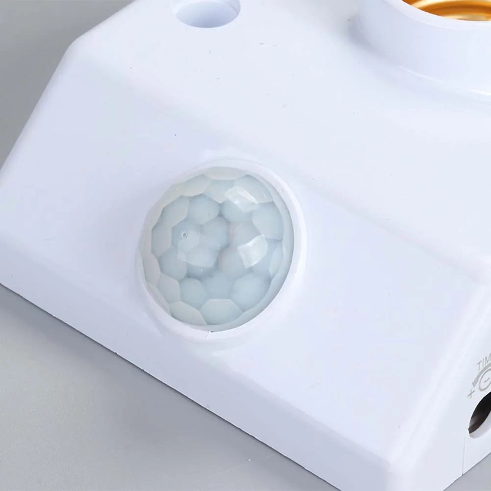 E27 держатель лампы инфракрасный датчик движения PIR автоматический светодиодный