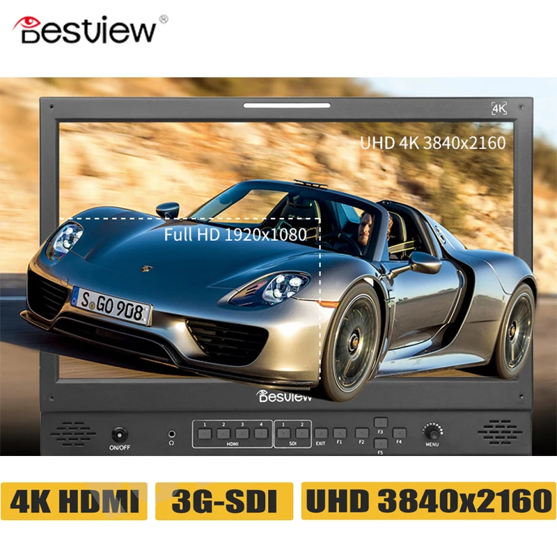 Монитор Настольный мультиэкранный Bestview S21 21 дюйм 3G SDI 4K HDR с поддержкой PBP/PIP UHD 3840x2160