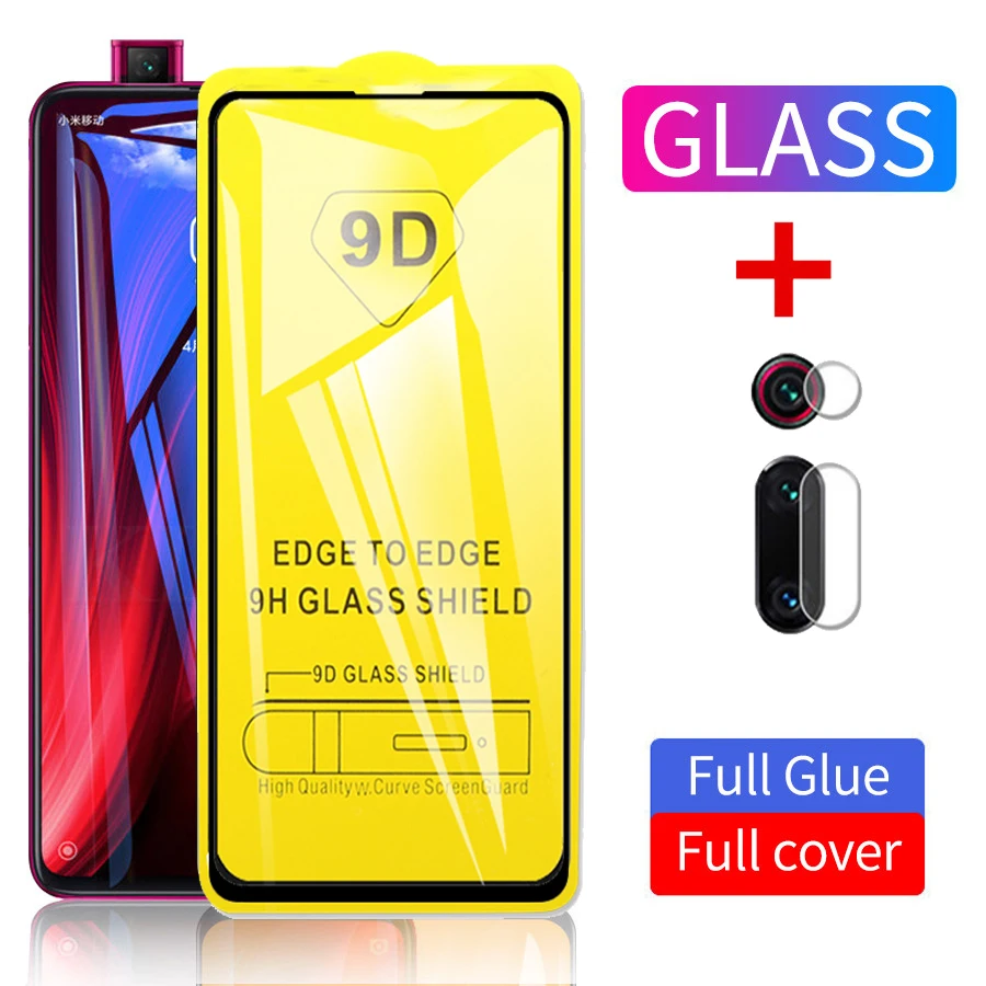 2in1 9D Tempered Glass For Xiaomi Mi 9t K20 Pro Camera Screen Protector Redmi Protective Film | Мобильные телефоны и