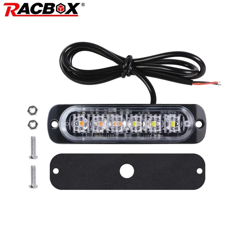 6 светодиодный сигнальный светильник для автомобиля аварийный маяк