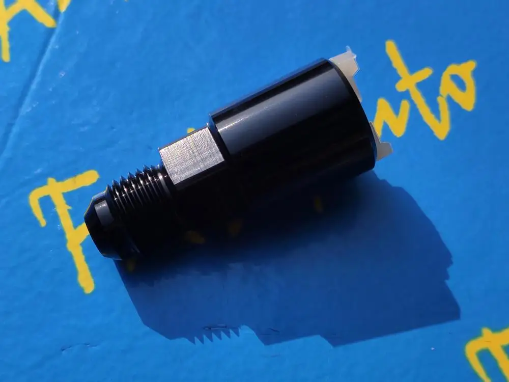 Черный алюминий AN6 -6AN AN -6 штекер на 3/8 дюйма SAE быстроразъемный женский нажимной