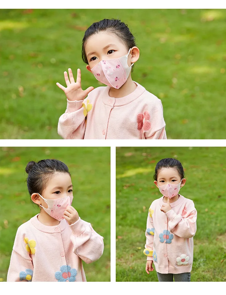 10 шт. детская маска для рта мультяшная дышащая чехол детей девочек и мальчиков